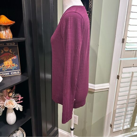 Lululemon Swiftly Tech Long Sleeve Crew – Dark Berry Purple – Size 8 - Picture 8 of 9